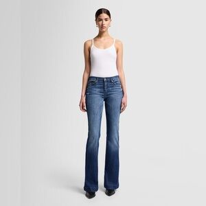 7 For All Mankind Dojo Dark Blue Jeans, Size 25